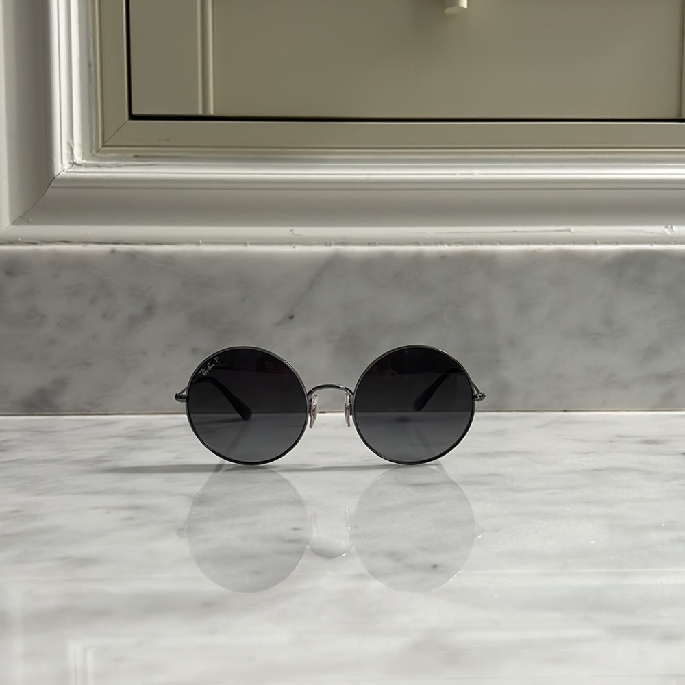 Ray Ban Ja-Jo Polarized Sunglasses Grey Gradient Lense with Gunmetal Frame